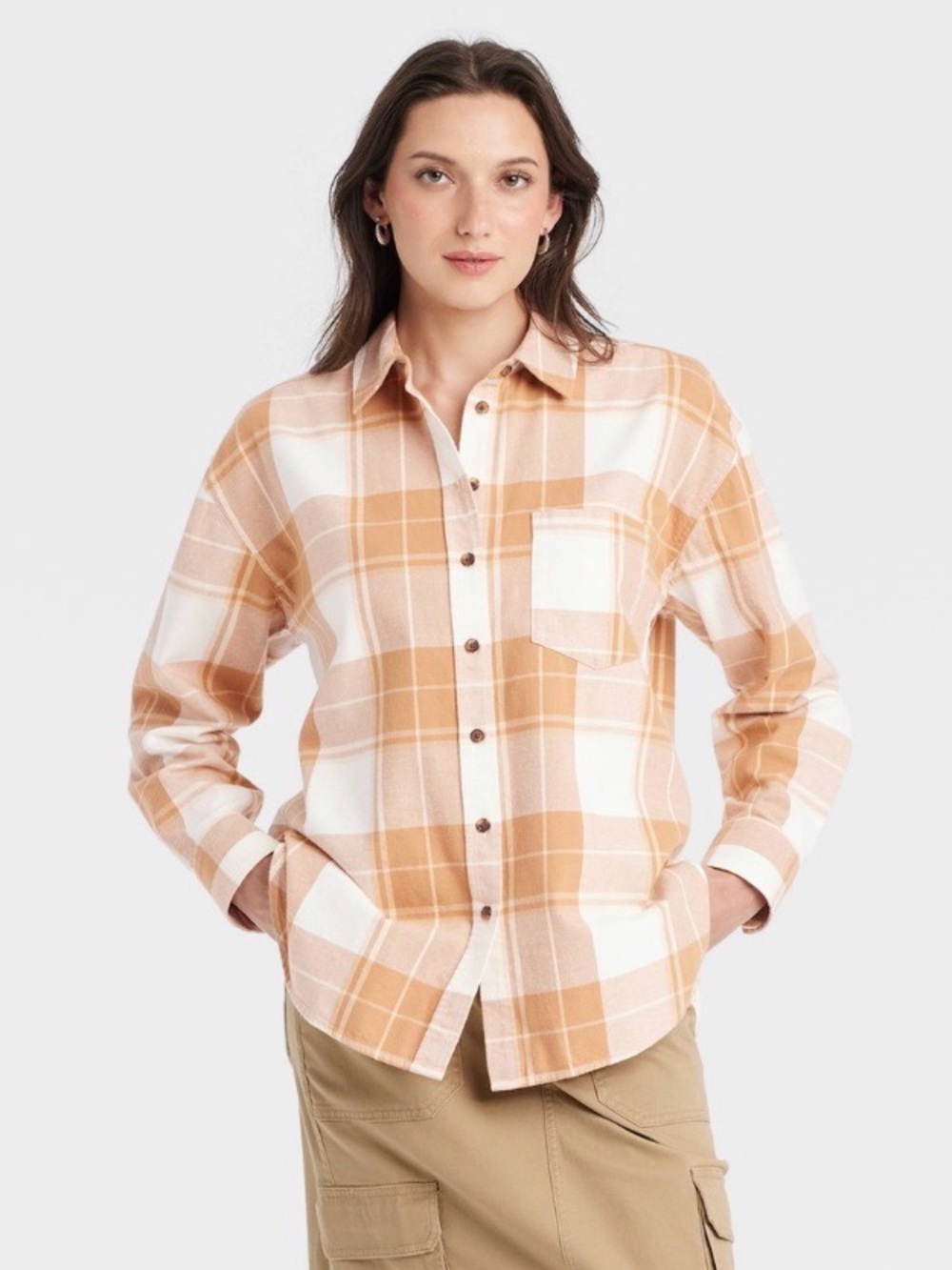 Universal Thread long sleeve oversized flannel size Medium